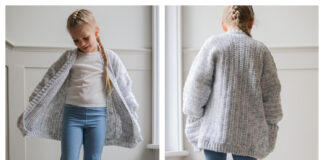 Mini Nova Cardigan Free Crochet Pattern