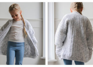 Mini Nova Cardigan Free Crochet Pattern