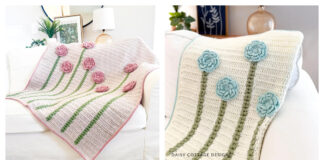 Petal Parade Blanket Free Crochet Pattern