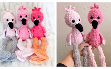 Plush Flamingo Amigurumi Free Crochet Pattern