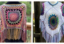 Celestial Sol Poncho Free Crochet Pattern