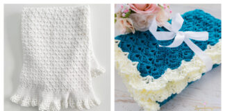 Fantail Shell Stitch Blanket Crochet Patterns