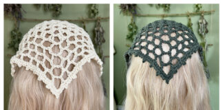 Gradient Granny Kerchief Free Crochet Pattern