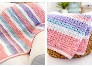 Chenille Baby Blanket Free Crochet Pattern