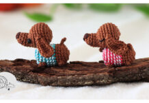 Dachshund Dog Amigurumi Free Crochet Pattern