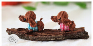 Dachshund Dog Amigurumi Free Crochet Pattern