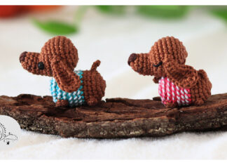 Dachshund Dog Amigurumi Free Crochet Pattern