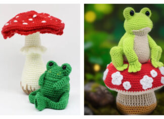 Frog and Mushroom Amigurumi Crochet Patterns