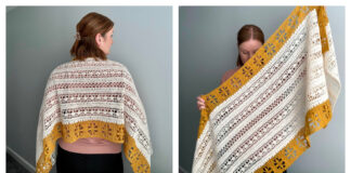 Heart of Rose Shawl Free Crochet Pattern and Video Tutorial