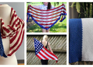 Patriotism Shawl Crochet Patterns