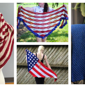 Patriotism Shawl Crochet Patterns