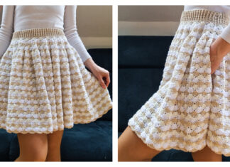 Shell Stitch Skirt Crochet Pattern and Video Tutorial