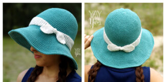 Summer Sunhat Free Crochet Pattern and Video Tutorial