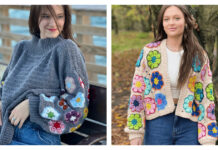 African Flower Sweater Crochet Patterns