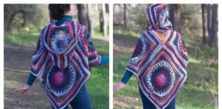 Aura Vibes Poncho Free Crochet Pattern