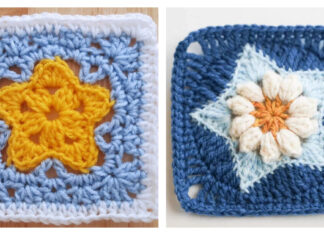 Twinkle Star Granny Square Crochet Patterns