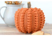 Bobble Stitch Pumpkin Free Crochet Pattern