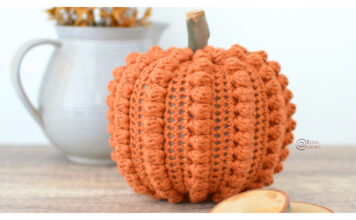Bobble Stitch Pumpkin Free Crochet Pattern