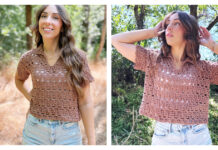Boxy Blooms Pullover Free Crochet Pattern and Video Tutorial