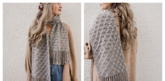 Dandelion Meadow Scarf Free Crochet Pattern
