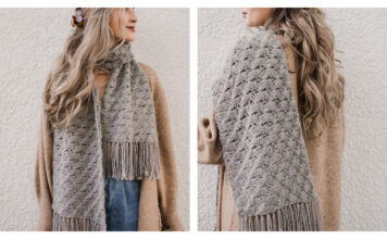 Dandelion Meadow Scarf Free Crochet Pattern