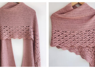 Floral Drift Shawl Free Crochet Pattern