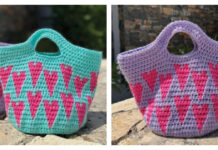 Hooked on Love Bag Free Crochet Pattern