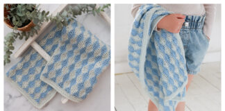 Little Waves Baby Blanket Free Crochet Pattern