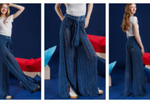 Seabreeze Mesh Wrap Pants Free Crochet Pattern