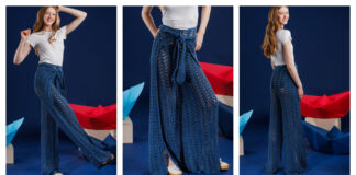 Seabreeze Mesh Wrap Pants Free Crochet Pattern
