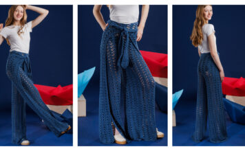 Seabreeze Mesh Wrap Pants Free Crochet Pattern