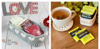 Tea Bag Basket Free Crochet Patterns