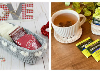 Tea Bag Basket Free Crochet Patterns