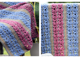Wild Flowers Afghan Free Crochet Pattern