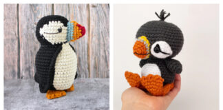 Amigurumi Puffin Bird Crochet Patterns