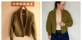 Bomber Jacket Free Crochet Pattern