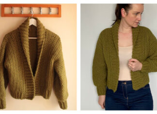 Bomber Jacket Free Crochet Pattern