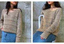 Cozy Fall Pullover Sweater Free Crochet Pattern