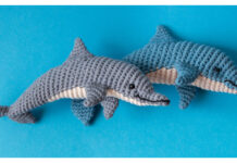 Delsa the Dolphin Amigurumi Free Crochet Pattern and Video Tutorial fDelsa the Dolphin Amigurumi Free Crochet Pattern and Video TutorialDelsa the Dolphin Amigurumi Free Crochet Pattern and Video Tutoria