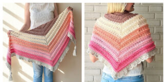 Dreamy Days Shawl Free Crochet Pattern and Video Tutorial