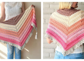 Dreamy Days Shawl Free Crochet Pattern and Video Tutorial
