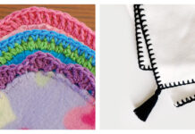 Fleece Blanket Edging Crochet Patterns