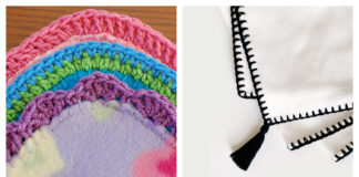 Fleece Blanket Edging Crochet Patterns