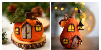 Halloween Pumpkin House Crochet Patterns