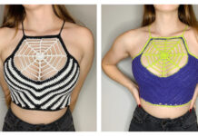 Spiderweb Halter Top Crochet Pattern and Video Tutorial