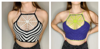 Spiderweb Halter Top Crochet Pattern and Video Tutorial