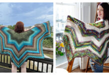 Star Shaped Shawl Crochet Patterns