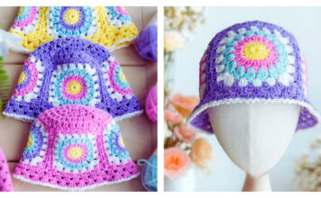 Sunburst Bucket Hat Free Crochet Pattern and Video Tutorial