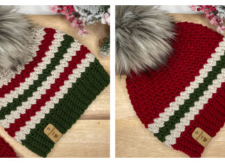 Winter Sled Beanie Free Crochet Pattern
